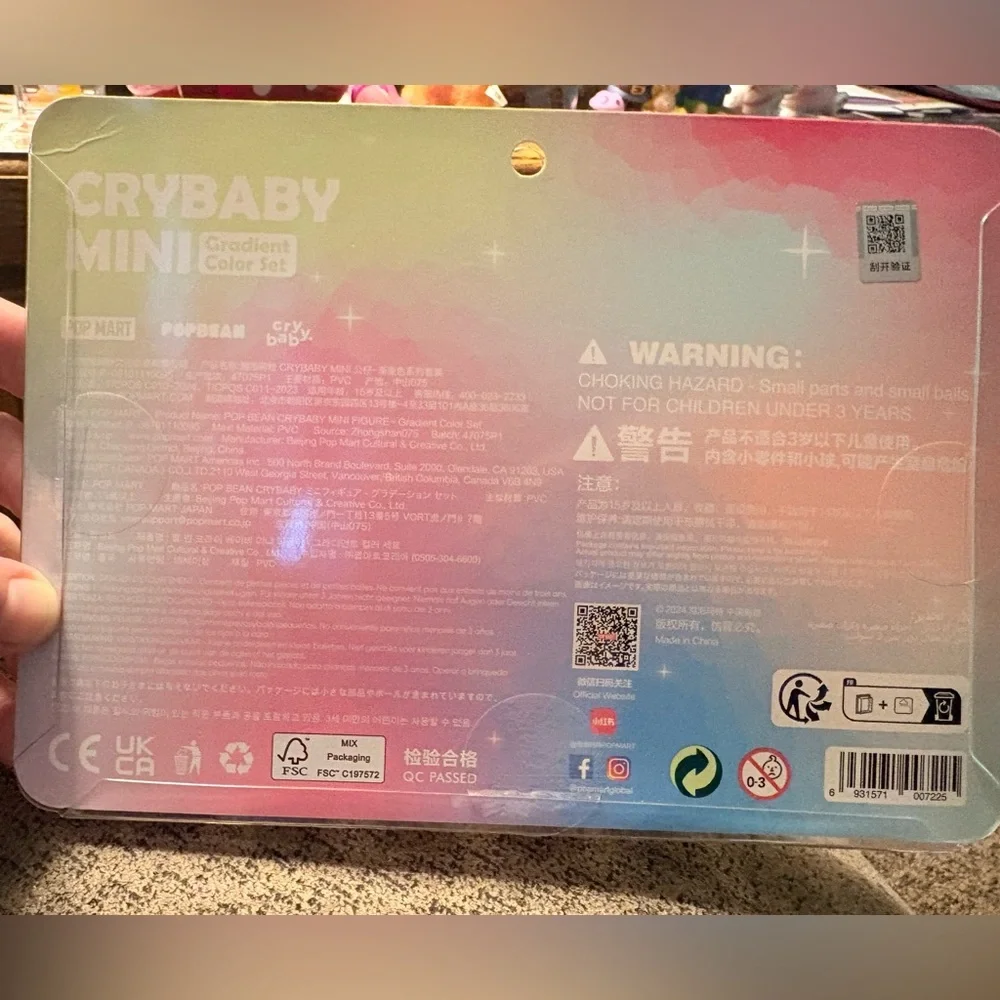 Crybaby Mini Popbean gradient Color Set - Picture 7 of 9